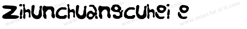 zihunchuangcuhei Re字体转换